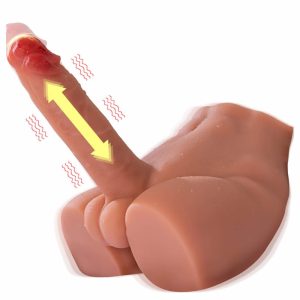Dildo torso masturbator s potiskanjem Peel