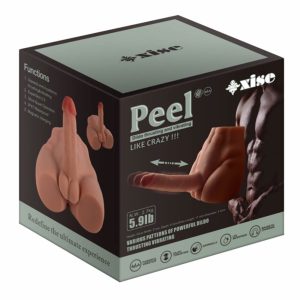 Dildo torso masturbator s potiskanjem Peel