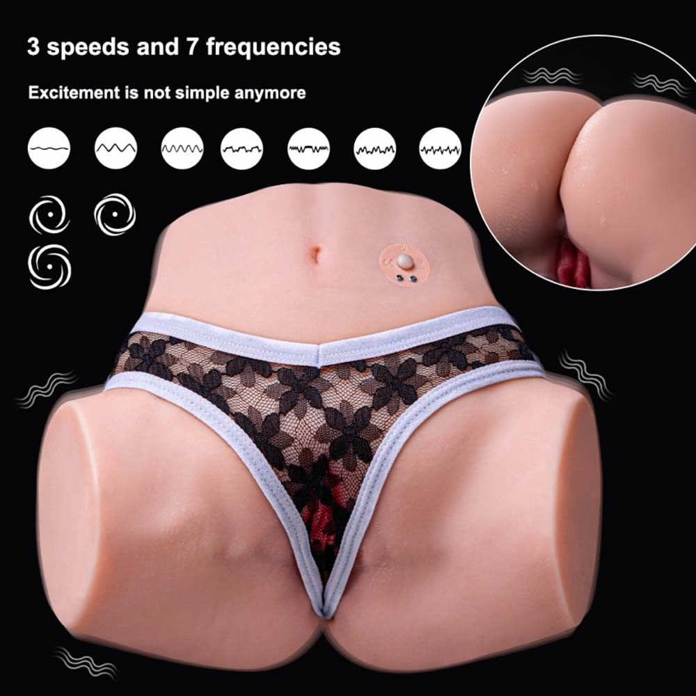 Lolita-Lifestyle-Tracy-lifelike-vibrating-ass-masturbator-torso-vagina-Xise-4 Lastnosti Realističen vibracijski vagina masturbator Tracy