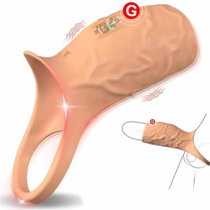 Vibracijski penis rokav z obročem