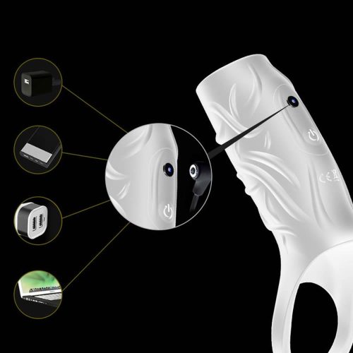 Lolita-Lifestyle-Vibrating-penis-sleeve-with-ring-flesh-4 Vibracijski penis rokav z obročem