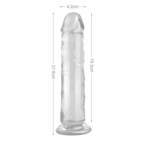 Lolita-Lifestyle-dildo-Mr-rude-8.5inch-pclear-2 Dildo Mr. Rude Crystal Jellies 8.5