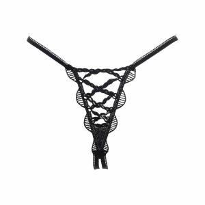 Lolita-Lifestyle-zenske-tanga-hlacke-Amorable-crne-1332-3 Mikro ženske tangice črne Amorable