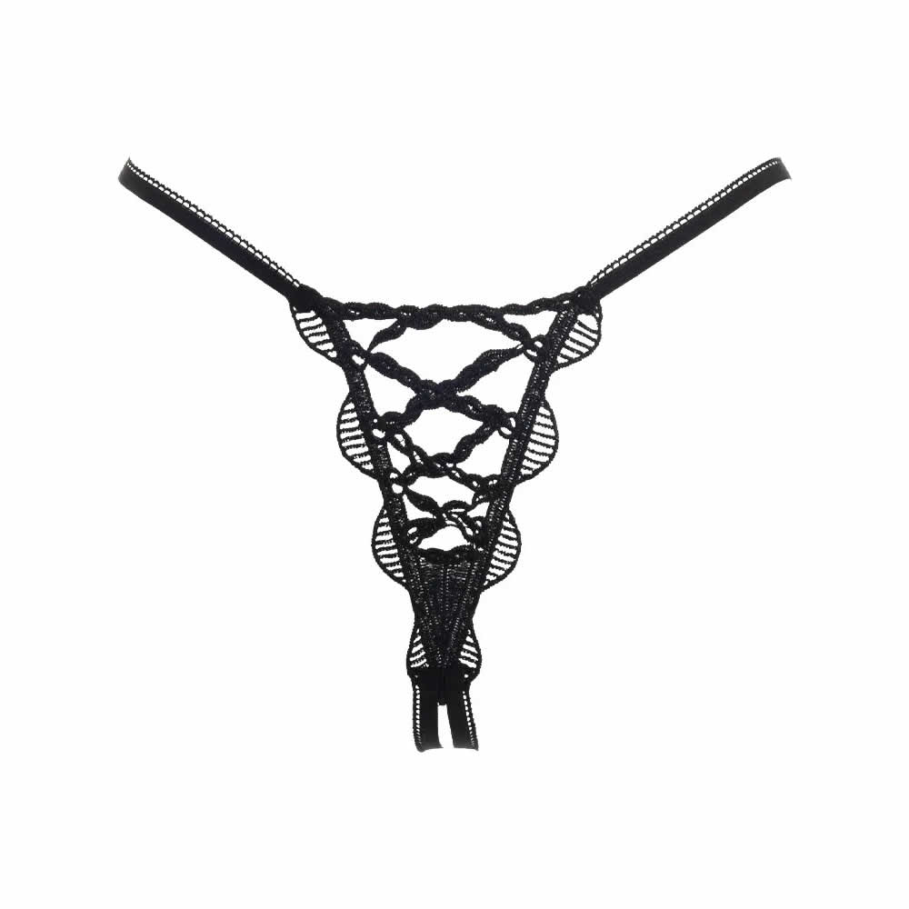 Lolita-Lifestyle-zenske-tanga-hlacke-Amorable-crne-1332-3 Mikro ženske tangice črne Amorable