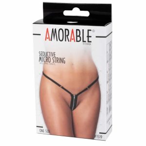 Mikro ženske tangice z zadrgo Amorable