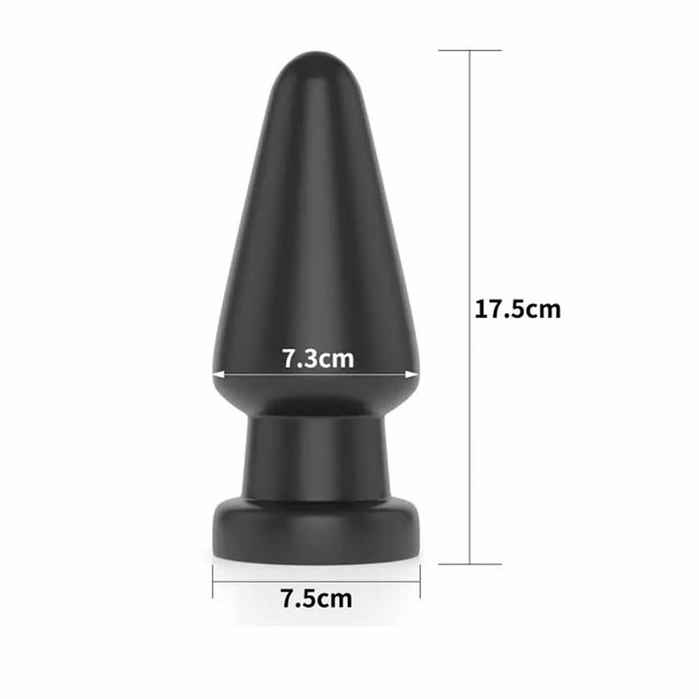 Lolita-LifeStyle-7inch-King-sized-butt-plug-Lovetoy-3 XXL analni čep Lovetoy