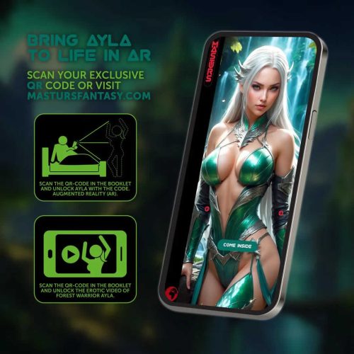 Oživi svoj Masturs masturbator v AR. Masturs Ayla Forest Warrior masturbator