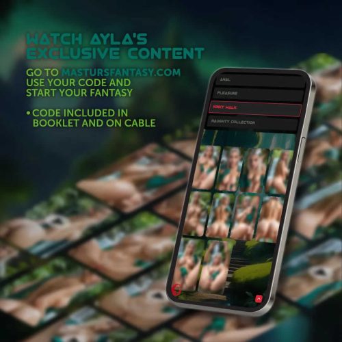 Poglej Ekskluzivno Vsebino 18 + z Masturs Ayla Forest Warrior masturbator
