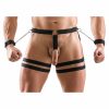 Moške Harness hlačke z lisicami Svenjoyment