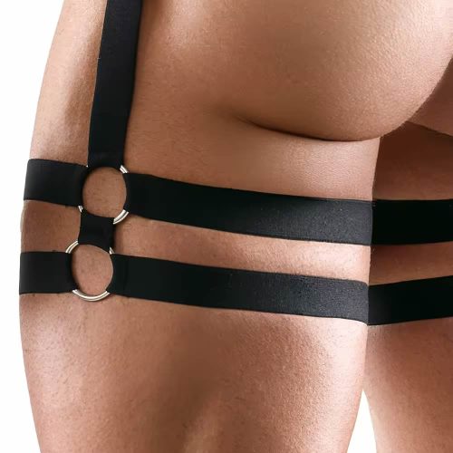 Lolita-LifeStyle-Svenjoyment-men-harness-slip-with-handcuffs-3 Detajl Moške Harness hlačke z lisicami Svenjoyment