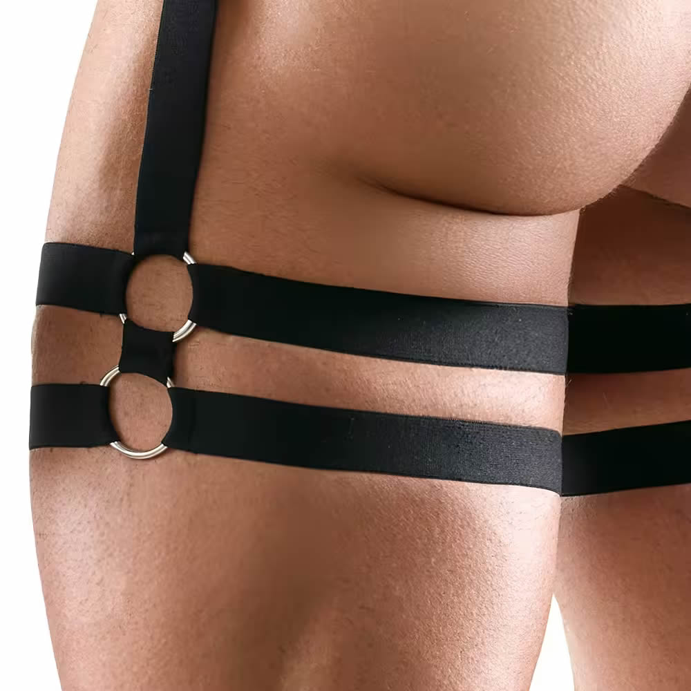 Lolita-LifeStyle-Svenjoyment-men-harness-slip-with-handcuffs-3 Detajl Moške Harness hlačke z lisicami Svenjoyment