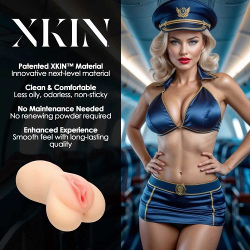 Lastnosti izdelka XKIN Career Girls Irresistible Stewardess Lexi Cockpit masturbator