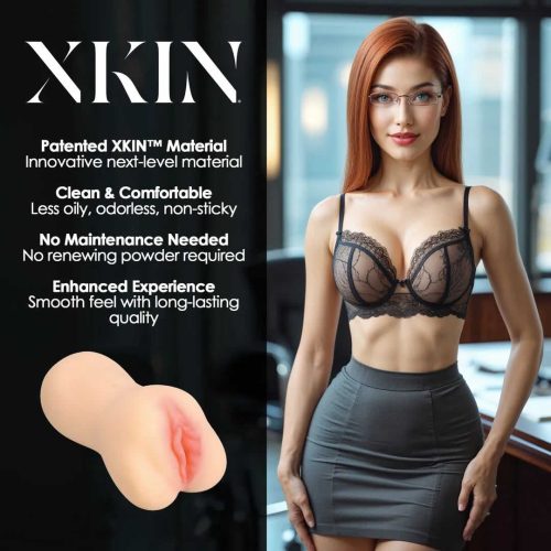 Lastnosti izdelka XKIN Career Girls Seductive Secretary Amber Blowfile masturbator