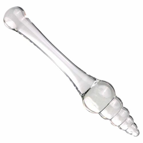 LolitaLifeStyle-Spinning-butt-plug-glass-dildo-2 Steklen analni dildo Spinning