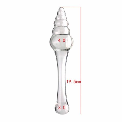 LolitaLifeStyle-Spinning-butt-plug-glass-dildo-3 Steklen analni dildo Spinning