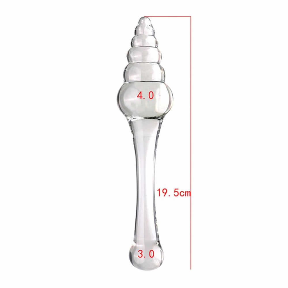 LolitaLifeStyle-Spinning-butt-plug-glass-dildo-3 Steklen analni dildo Spinning