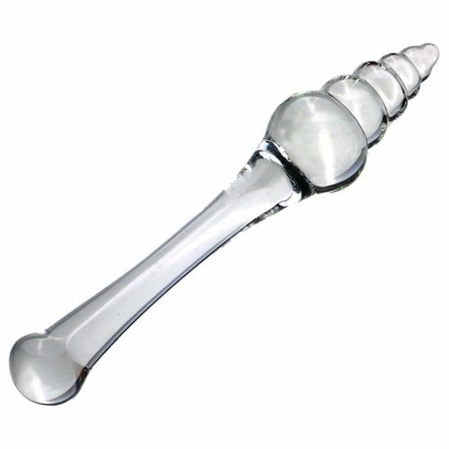 LolitaLifeStyle-Spinning-butt-plug-glass-dildo-4 Steklen analni dildo Spinning