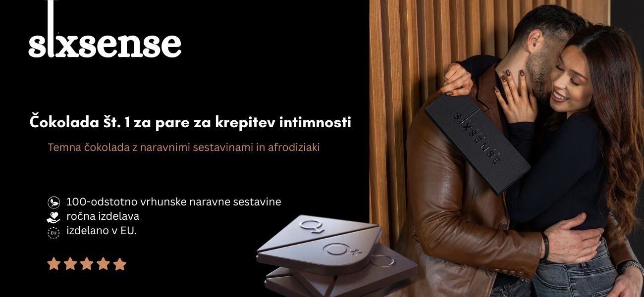 Sixsense Čokolada Temna čokolada obogatena z afrodiziaki