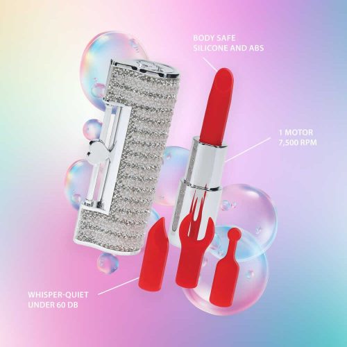 Loveline Glamour Angel vibrator šminka clear