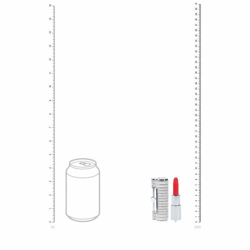 Dimenzije vibratorja Loveline Glamour Angel vibrator šminka clear