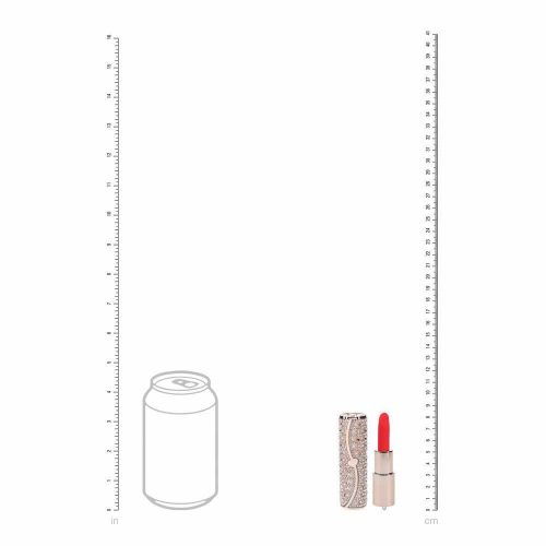 Lolita-LifeStyle-Loveline-Glamour-Lipstick-vibrator-with-4-attachments-and-rhinestone-sachel-Tiffany-pink2-4 Dimenzije Loveline Glamour Tiffany vibrator šminka roza karo