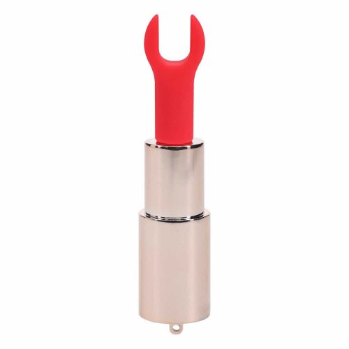Lolita-LifeStyle-Loveline-Glamour-Lipstick-vibrator-with-4-attachments-and-rhinestone-sachel-Tiffany-pink2-5 Loveline Glamour Tiffany vibrator šminka roza karo